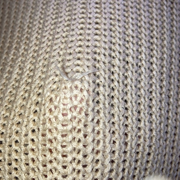 Tilly's Sky Sparrow Knit Pullover Sweater Size L NATUR Long Balloon Sleeve NEW - Picture 9 of 9